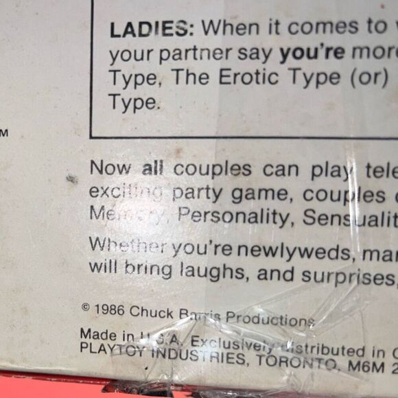 VINTAGE 1986 New Newlywed Game Pressman TV Show Chuck Barris COMPLETE - Picture 3 of 5